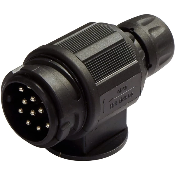 Fiche Male 3 Poles Et Plus Prise Attelage Mâle à 13 Broches - Coque Plastique Incassable Sodise 17639 3 Fiche Male 3 Poles Et Plus Prise Attelage Mâle à 13 Broches - Coque Plastique Incassable Sodise 17639