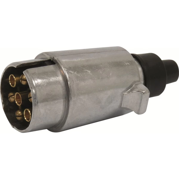 Fiche Male 3 Poles Et Plus Prise Remorque Mâle - 12/24V - 7 Broches Métalliques Sodise 16112 3 Fiche Male 3 Poles Et Plus Prise Remorque Mâle - 12/24V - 7 Broches Métalliques Sodise 16112