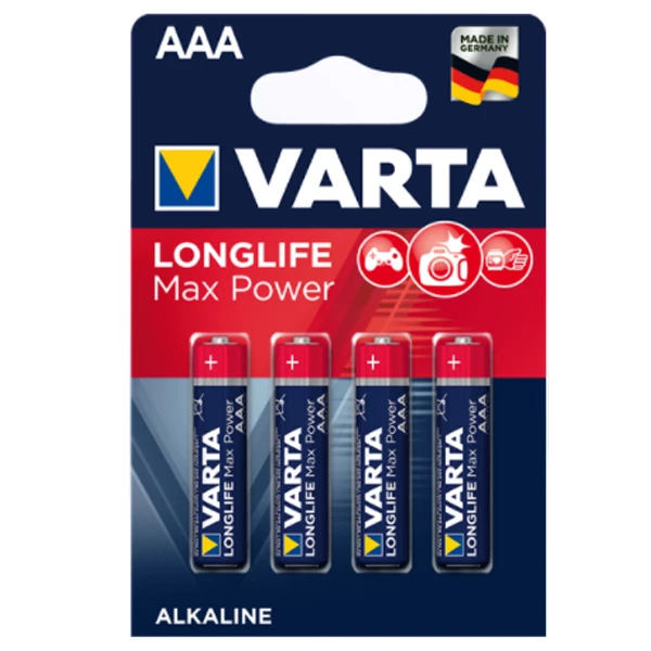 Pile Aaa-lr3 1,5 V Piles Alcalines Max Tech AAA Varta LR03 - Tension 1.5V - Lot De 4 Piles 4 Pile Aaa-lr3 1,5 V Piles Alcalines Max Tech AAA Varta LR03 - Tension 1.5V - Lot De 4 Piles – Image 2