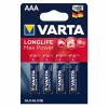Varta Pile Aaa-lr3 1,5 V Pack De 4 Piles Alcalines LongLife Max Power AAA / LR03 -Électricité importe boutique pile alcaline longlife