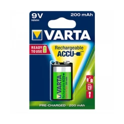 Pile Rechargeable 9V Nimh 200 MAH Pré-chargée Varta 56722