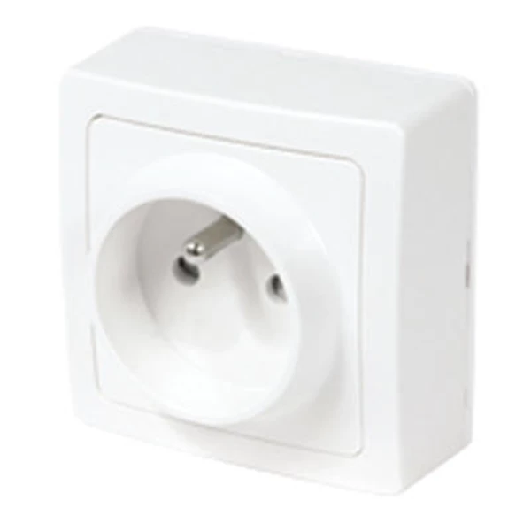 Prise électrique En Saillie Prise 2P+T 16A En Saillie BLOK Couleur Blanc Debflex 746806 3 Prise électrique En Saillie Prise 2P+T 16A En Saillie BLOK Couleur Blanc Debflex 746806
