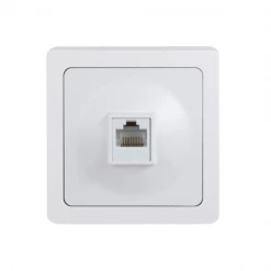 Prise électrique En Saillie Prise Internet RJ45 En Saillie Debflex - 70 X 70 X 38 Mm - 250V - ABS