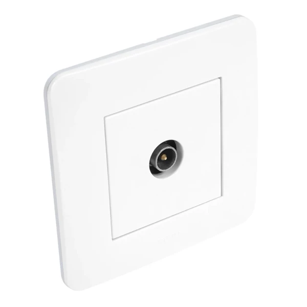 Prise électrique à Encastrer Prise TV Encastrable Debflex - 85 X 85 X 33 Mm - D 67 Mm - ABS - Blanc 3 Prise électrique à Encastrer Prise TV Encastrable Debflex - 85 X 85 X 33 Mm - D 67 Mm - ABS - Blanc