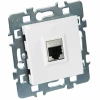 Debflex Prise électrique à Encastrer Mécanisme De Prise RJ45 Avec Cache Blanc Et Support En Métal 1 Debflex Prise électrique à Encastrer Mécanisme De Prise RJ45 Avec Cache Blanc Et Support En Métal -Électricité importe boutique rj45