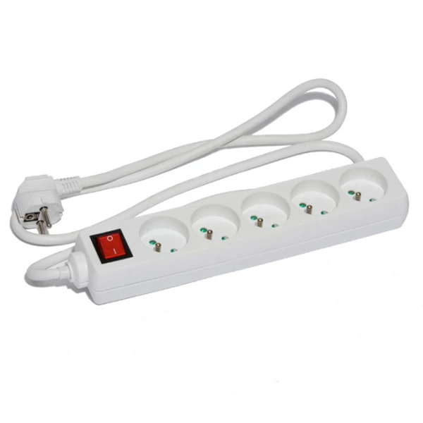 Ceba Prise électrique En Saillie Bloc Multiprises 5 Prises Avec Interrupteur Marche Arrêt Lumineux - Longueur 1.5 Mètres 3 Ceba Prise électrique En Saillie Bloc Multiprises 5 Prises Avec Interrupteur Marche Arrêt Lumineux - Longueur 1.5 Mètres