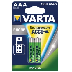 Pile Aaa-lr3 1,5 V Piles Rechargeables ACCU Varta AAA 550mAh - Blister De 2 Piles