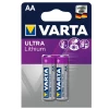 Pile Aa-lr6 1,5 V Piles Ultra Lithium AA Varta - Blister De 2 Piles 6106301402 2 Pile Aa-lr6 1,5 V Piles Ultra Lithium AA Varta - Blister De 2 Piles 6106301402 -Électricité importe boutique sans titre 1 28