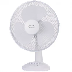 Ventilateur De Table Domair Blanc 30 Cm 3 Vitesses 45 W