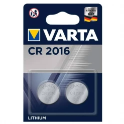 Pile Cr2032 3v Pile électronique Bouton Varta CR2016 - Lot De 2 Piles 6016101402