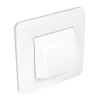 Interrupteur à Encastrer Sortie Câble Debflex - À Encastrer - 85 X 85 X 37 Mm 67 Mm ABS - Blanc -Électricité importe boutique sortie de cable debflex a encastrer 85 x 85 x 37 mm diametre 67 mm abs blanc brillant