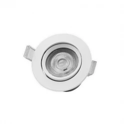 Tungsram Luminaire Et Accessoire Spot LED Encastrable 5W Inclinable Blanc Chaud Variable A+ Blanc -Électricité importe boutique spot led orientable 5w 1