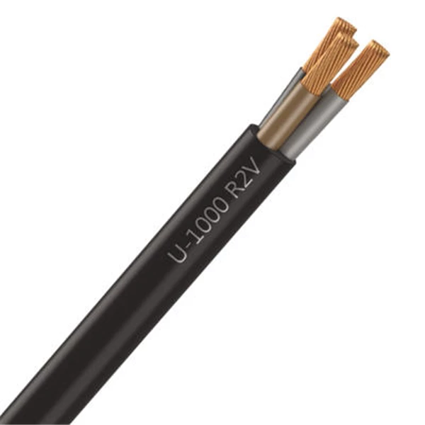 Câble électrique Rigide Câble électrique Semi-rigide U-1000 R2V 3G2,5 - Nexans - Touret De 150 Mètres - Noir 4 Câble électrique Rigide Câble électrique Semi-rigide U-1000 R2V 3G2,5 - Nexans - Touret De 150 Mètres - Noir – Image 2