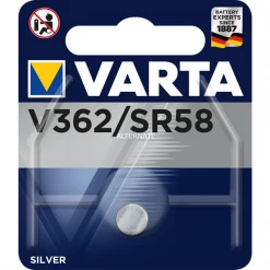 Pile Sr44-v357 1,55 V Pile Bouton Varta V362 / SR58 1,55 V - Pile Spéciale Montre