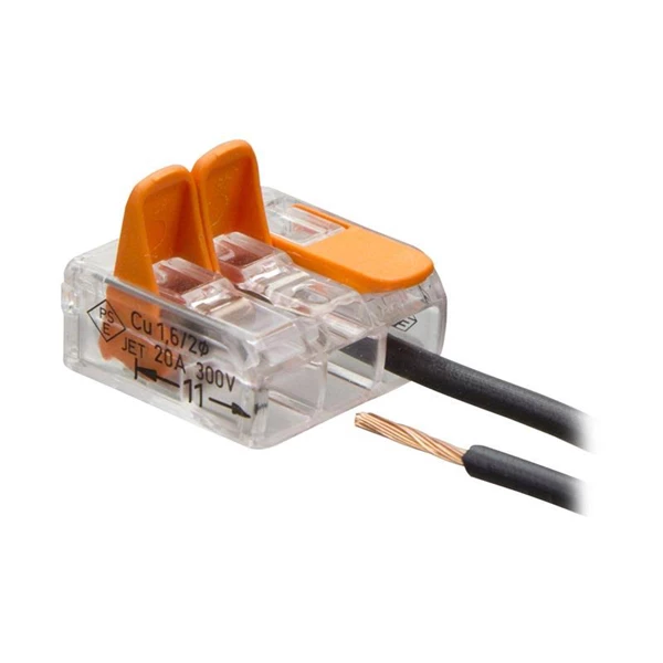 Borne De Connexion Borne Wago à Leviers 3 Connexion 2 X 0,14-4 Mm² Série 221 221-413 4 Borne De Connexion Borne Wago à Leviers 3 Connexion 2 X 0,14-4 Mm² Série 221 221-413 – Image 2